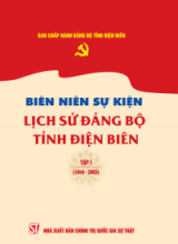 Biên niên sự kiện Lịch sử Đảng bộ tỉnh Điện Biên - Tập I (1949-2003)